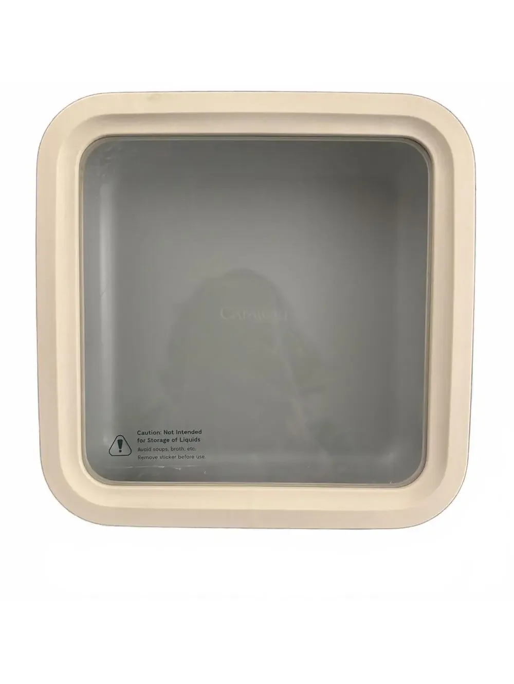 Caraway 14-Piece Glass Food Storage Container Set with Organizers in Cream
